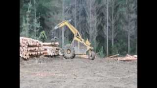 Bell Logger Radiata Pine  Chile  Short Logs [upl. by Jeana277]