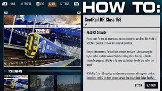 SCOTRAIL CLASS 158 HOW TO USE IT ON THE DIFFERENT SCOTRAIL LINES  TRAIN SIM WORLD [upl. by Asyram361]