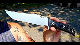 Jergen Schanz Bulldog knife review [upl. by Airet]