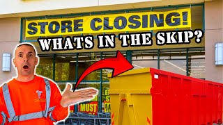 THIS STORE CLOSED DOWN🤯 MEGA CLEAROUT SCORE🤯 DUMPSTER DIVING UK [upl. by Piane]