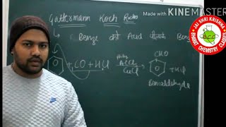 GATTERMANN KOCH REACTION  NAME REACTION  TRICK BHARAT PANCHAL SIR [upl. by Lorac131]