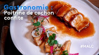 Gastronomie  poitrine de cochon confite [upl. by Elizabet168]