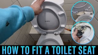 Easy DIY Guide How to Replace Your Old Toilet Seat with a Soft Close Seat [upl. by Iormina]