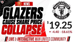 Man Utd Stock Suffers Record Price Drop Due To Glazers  TRIPLE Injury Boost  Antony Pressure Rises [upl. by Fidel453]