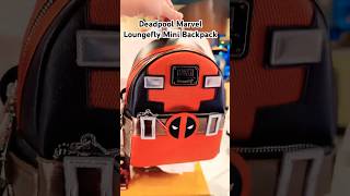 Deadpool Loungefly Mini Backpack amp Drink Cup Marvel Universal Islands of Adventure themeparkmaddy [upl. by Atiuqad578]