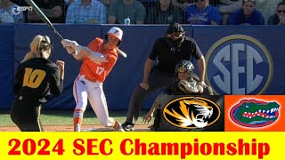 Missouri vs Florida Softball Game Highlights 2024 SEC Championship [upl. by Ytomit392]