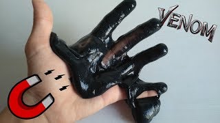 Venom  Simbionte  Slime magnètico DIY [upl. by Icart]