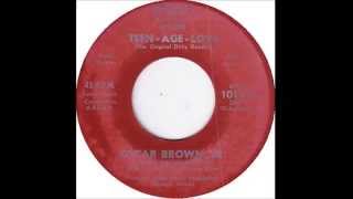 Oscar Brown Jr  Teen Age Love  Ebony South Center 1015  1959 [upl. by Reeves]