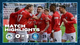 HIGHLIGHTS  Wigan 01 Wycombe [upl. by Oemor]