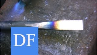 Blacksmithing for beginners Forging and Heat Treating Carbon Steel  3 [upl. by Ewen]