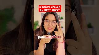 Can I crack NEET in 6 months  neet neet2025 neetpreparation [upl. by Nrev665]