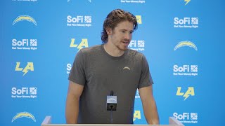 Justin Herbert On Browns amp Myles Garrett  LA Chargers [upl. by Arateehc15]