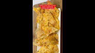 Doritos caseiro super crocante Apenas 4 ingredientes Saudável fácil e gostoso [upl. by Orpah]