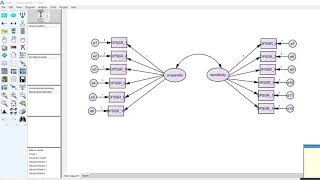 Confirmatory factor analysis in AMOS Feb 20 2019 [upl. by Lotus526]