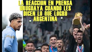 PERIODISTA URUGUAYO ENFURECE CUANDO LE HABLAN DE ARGENTINA URUGUAY VS BRASIL [upl. by Soalokcin]