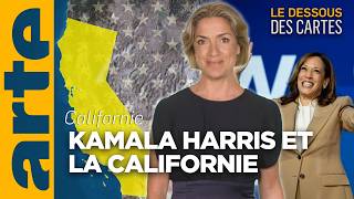 Kamala Harris  une histoire californienne  Le Dessous des Cartes  ARTE [upl. by Nnyled578]