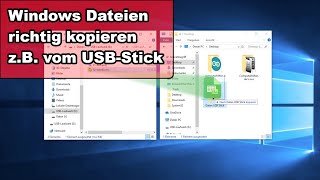 Dateien unter Windows kopieren Win XP bis Win 11 [upl. by Reerg]