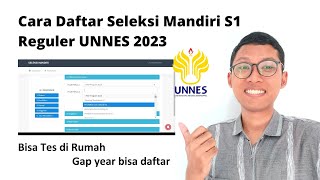 Cara Daftar SM S1 Reguler UNNES 2023 Tes Tulis Tahap 1 [upl. by Leavy910]