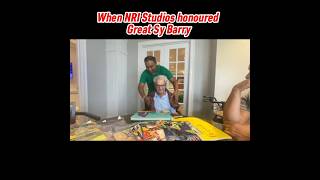 When NRI Studios Honoured Great Sy Barry [upl. by Netsrijk]