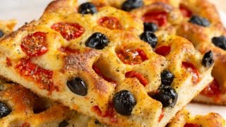 How To Make Focaccia Bread  Easiest noknead Focaccia Recipe  Soft and Easy Focaccia Recipe [upl. by Adla]