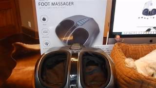 Miko Shiatsu Home Foot Massager Unboxing amp Review [upl. by Hoxsie]