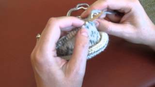 How to take knitting in the round to flat knitting on circular needles [upl. by Nyltiak]