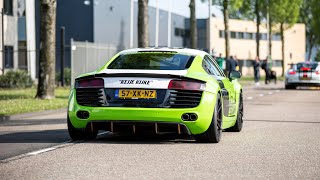 Audi R8 with Capristo Exhaust  LOUD Accelerations amp Revs [upl. by Cheffetz590]