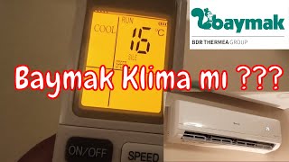 Baymak Klima Elektrik Tüketimi ve İnceleme  ELEGANT PLUS UV 18000 BTU [upl. by Corydon]