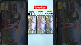 Snapdragon 8Gen1 vs 888 vs 870 Speedtest🔥🔥🔥 [upl. by Fiona]