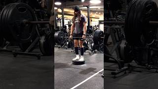 Deficit deadlifts shorts deadlift powerlifting gym [upl. by Neelrahs916]