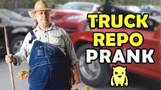 Truck Repossession Prank  Ownage Pranks [upl. by Richel]