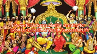 SREE RAMA RAMA RAMETHI WITH LYRICS  SREE RAMA MOST POWERFUL MANTRAM [upl. by Aisak]