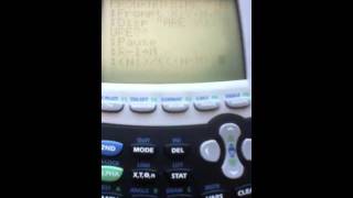 How to program the binomial expansion formula on your TI 84 [upl. by Zela137]