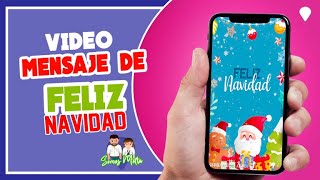 Mensaje de Feliz Navidad 🎅🎄 Regalo Navideño y Año Nuevo 2022 [upl. by Dennis936]