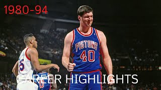 Bill Laimbeer Career Highlights  PISTON LEGEND [upl. by Ailil]