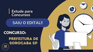 Apostila PREFEITURA DE SOROCABA SP 2024 Fiscal Público [upl. by Malek]