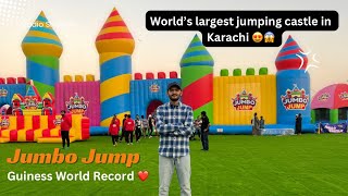 Jumbo Jump Karachi 😍 World’s Largest Jumping Castle [upl. by Bowman960]