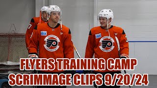 Philadelphia Flyers Training Camp Scrimmage Clips  Day 2 92024 [upl. by Tisdale207]