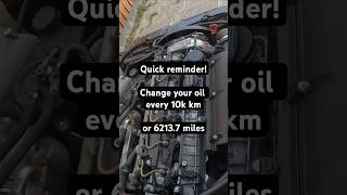 A quick reminder to change your oil in time diesel turbodiesel commonrail repair mechanic [upl. by Sharl852]