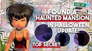 I visited a Secret Haunted Mansion in Berry Avenue Halloween Update and you can too [upl. by Arimihc]