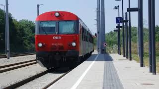 Betrieb im Bahnhof Marchegg am 882018 [upl. by Ednargel]