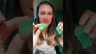 Eetbare kristallen Taste test cardistrygirl nederlandseyoutuber eetbarekristallen [upl. by Adnoyek]