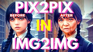 PIX2PIX IS NOW INSIDE The Img2img Tab USE IT NOW [upl. by Eluk282]