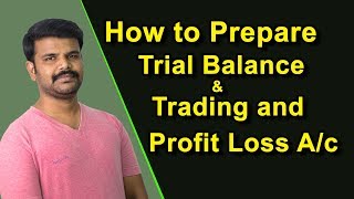 How to Prepare Trial Balance and Trading amp Profit Loss Account in Tamil  தமிழ் அகாடமி [upl. by Feliks]