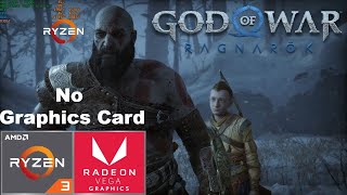 Amd Ryzen 3 3200G  No Graphics Card  God of War Ragnarök [upl. by Sabrina]