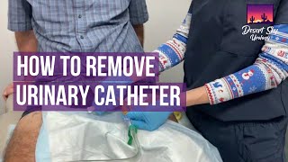 Urinary Catheter Removal  How to Remove Urinary Catheter  Desert Sky Urology by Dr Lauren Byrne [upl. by Ayoras]