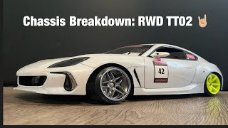 Rc Chassis Breakdown RWD TT02 [upl. by Ahsatniuq]