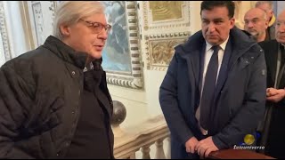 BOVILLE ERNICA Visita Vittorio Sgarbi del 06022023 [upl. by Hacim]