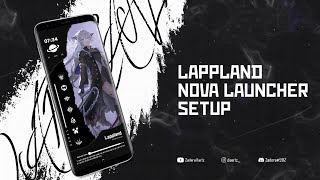 Lappland  Arknights Theme  Nova Launcher Anime Setup  KWGT Setup [upl. by Euqinot]