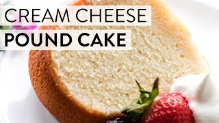 Cream Cheese Pound Cake  Sallys Baking Recipes [upl. by Kcira132]